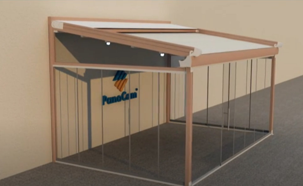 Pergola Sabit ve  Katlanır Yerleşimi